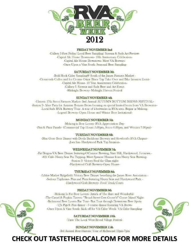 RVA Beer Week 2012