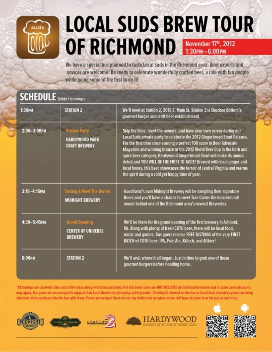 Local Suds Tour 111712