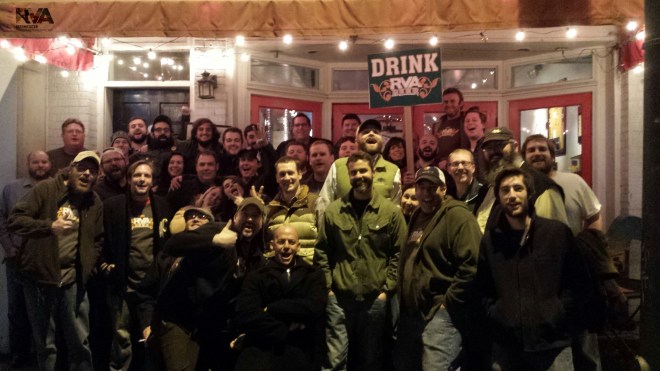 Richmond Breweries United outside Weezie’s Kitchen, RVA Beer Week 2013